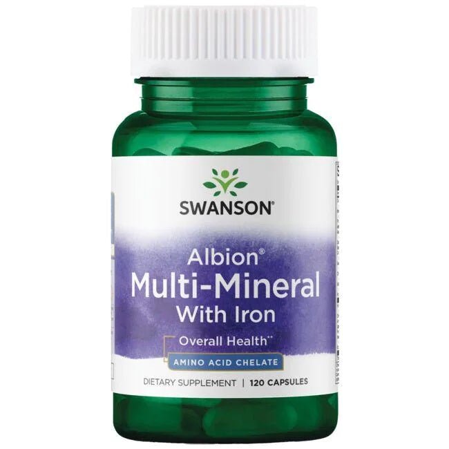 Albion Multi - Mineral with Iron - 120 caps - VitaeSupps