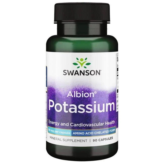 Albion Potassium, 99mg - 90 caps - VitaeSupps