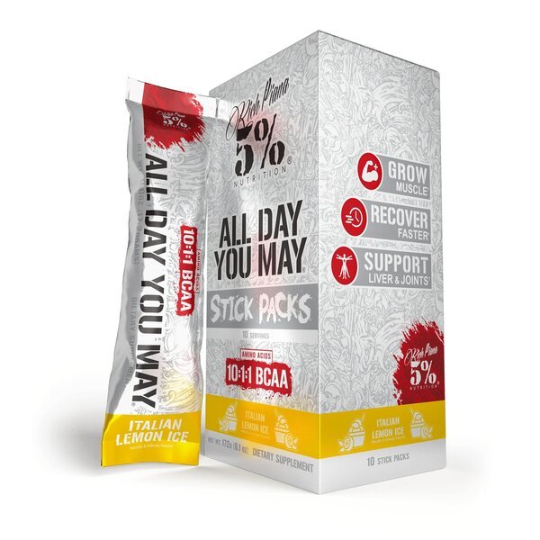 AllDayYouMay - Legendary Series Stick Packs, Italian Lemon Ice - 10 x 17g - VitaeSupps