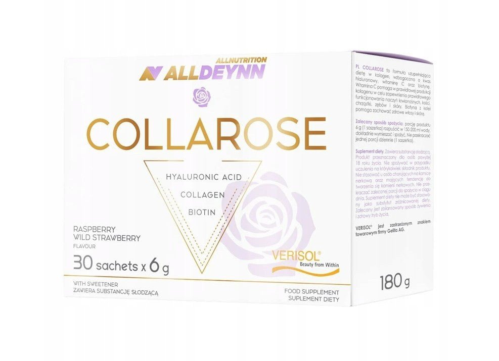 AllDeynn Collarose ( kolagen ), Raspberry Wild Strawberry - 30 x 6g - VitaeSupps