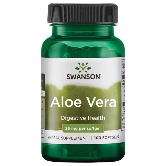 Aloe Vera, 25mg - 100 softgels - VitaeSupps