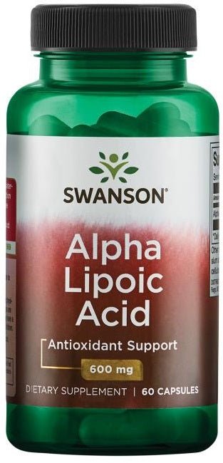 Alpha Lipoic Acid, 600mg - 60 caps - VitaeSupps