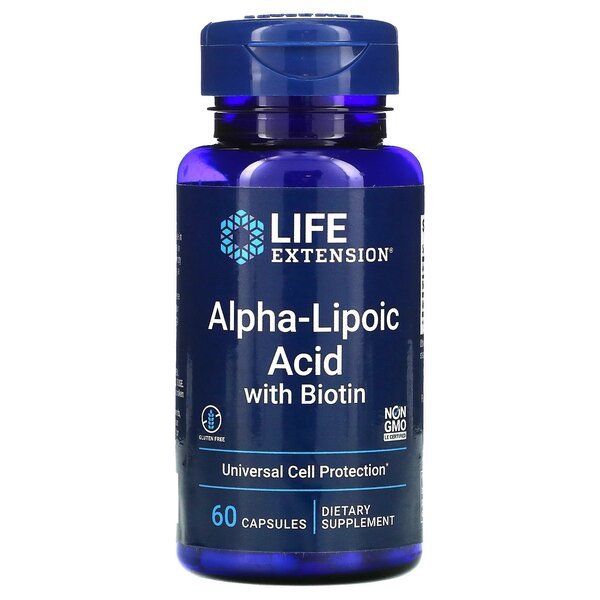 Alpha - Lipoic Acid with Biotin - 60 caps - VitaeSupps