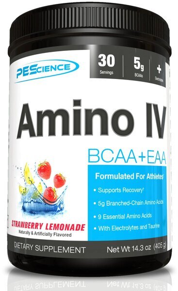 Amino IV, Strawberry Lemonade - 405 grams - VitaeSupps