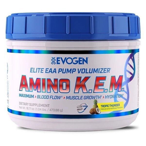 Amino K.E.M. EAA, Tropical Thunder - 464 grams - VitaeSupps