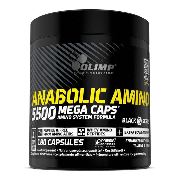 Anabolic Amino 5500, Mega Caps - 180 caps - VitaeSupps