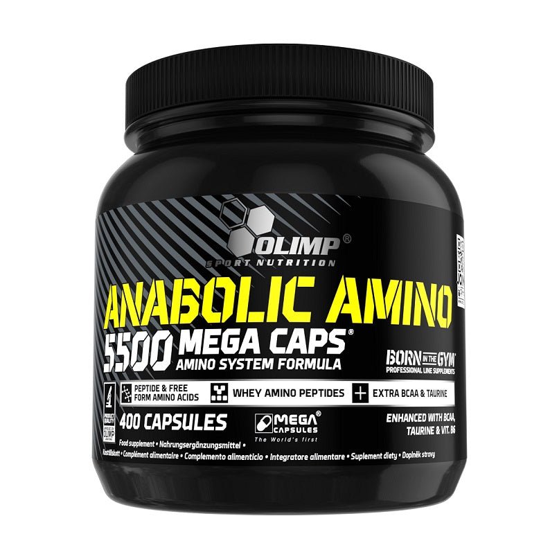 Anabolic Amino 5500, Mega Caps - 400 caps - VitaeSupps