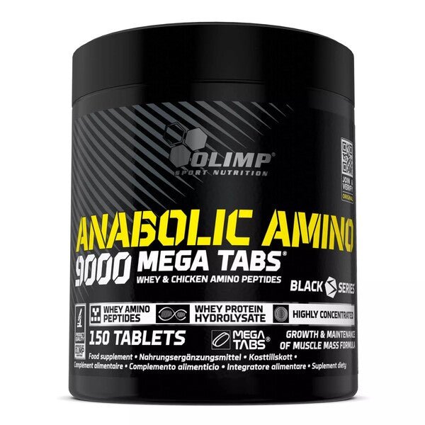 Anabolic Amino 9000, Mega Tabs - 150 tablets - VitaeSupps