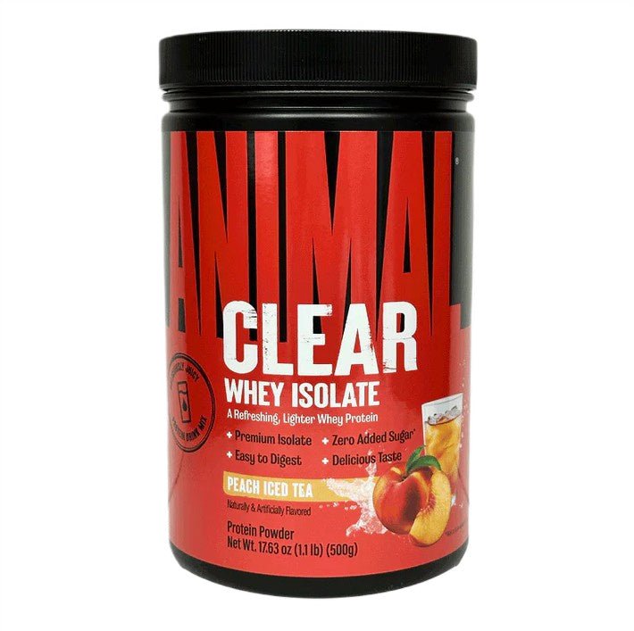 Animal Clear Whey Isolate, Peach Iced Tea - 500 grams - VitaeSupps