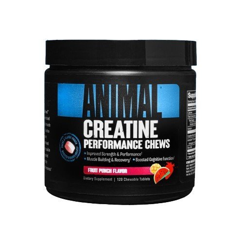 Animal Creatine Chews, Fruit Punch (EAN 039442033314) - 120 chewable tablets - VitaeSupps