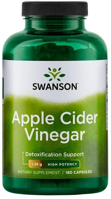 Apple Cider Vinegar, 1250mg High Potency - 180 caps - VitaeSupps