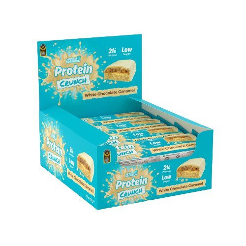 Applied Protein Crunch Bar, White Chocolate Caramel - 12 x 62g - VitaeSupps
