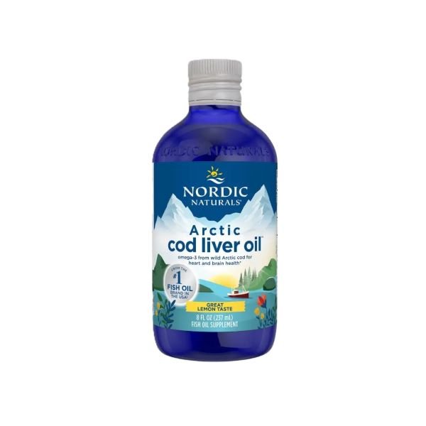 Arctic Cod Liver Oil, 1060mg Lemon - 237 ml. - VitaeSupps