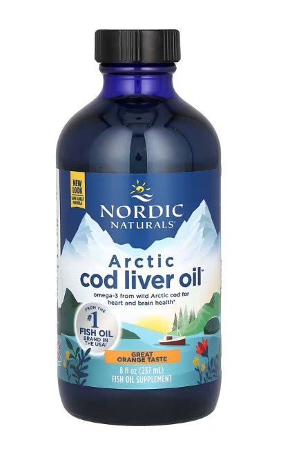 Arctic Cod Liver Oil, 1060mg Orange - 237 ml. - VitaeSupps
