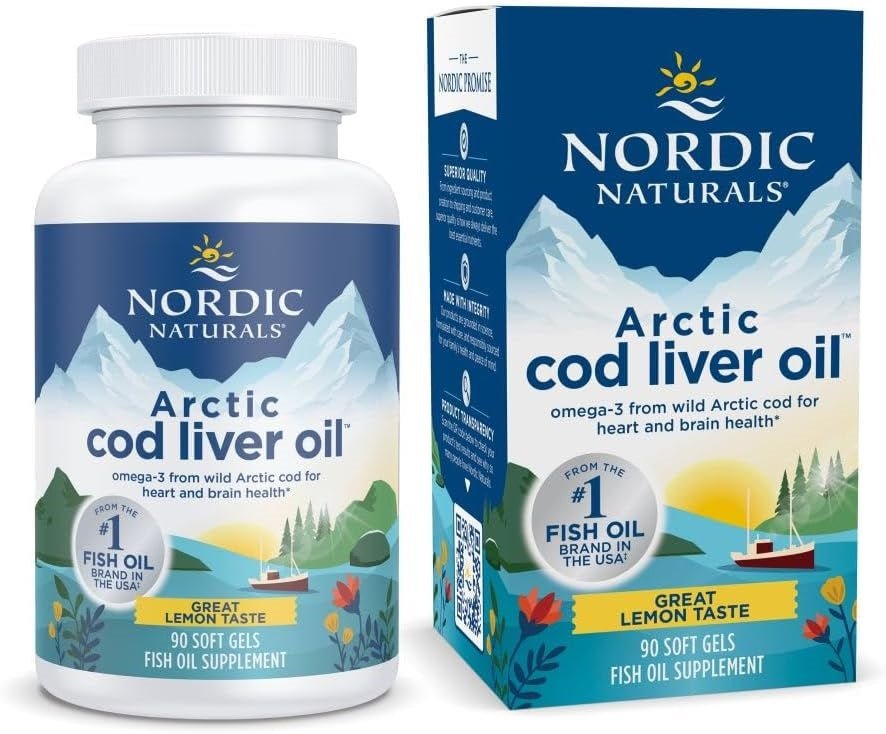 Arctic Cod Liver Oil, 750mg Lemon (EAN 768990891298) - 90 softgels - VitaeSupps