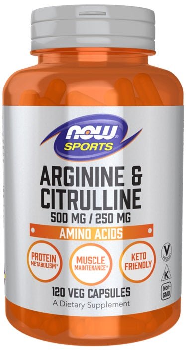 Arginine & Citrulline - 120 vcaps - VitaeSupps