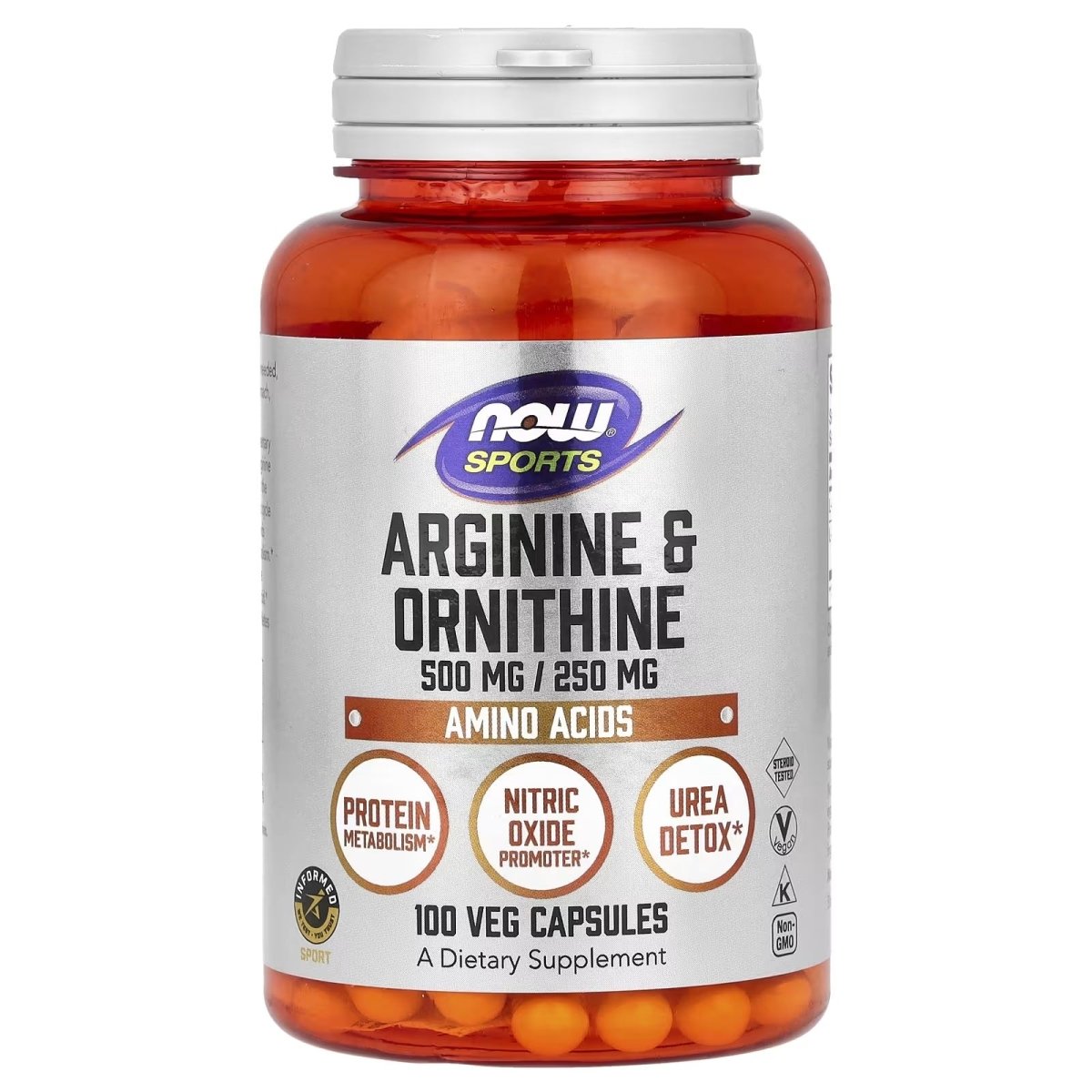 Arginine & Ornithine - 100 vcaps - VitaeSupps