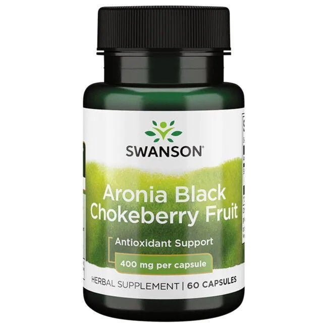 Aronia Black Chokeberry Fruit, 400mg - 60 caps - VitaeSupps