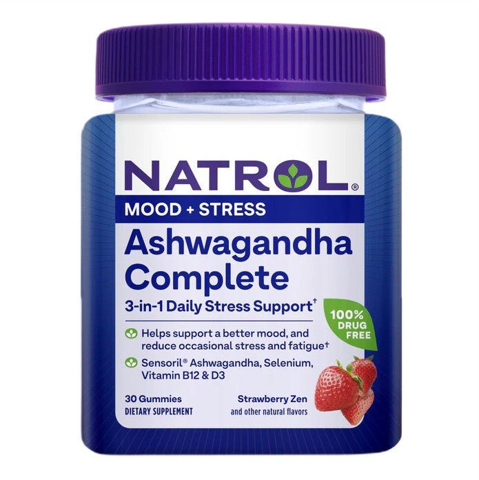Ashwagandha Complete, Strawberry Zen - 30 gummies - VitaeSupps