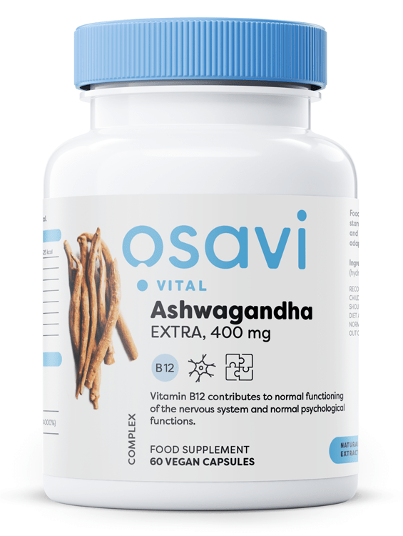 Ashwagandha Extra, 400mg - 60 vegan caps - VitaeSupps