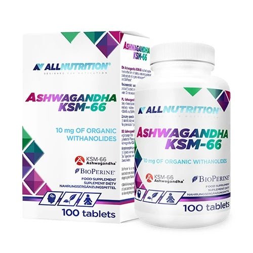 Ashwagandha KSM - 66 - 100 tablets - VitaeSupps
