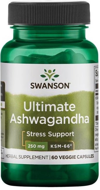 Ashwagandha Ultimate KSM - 66, 250mg - 60 vcaps - VitaeSupps
