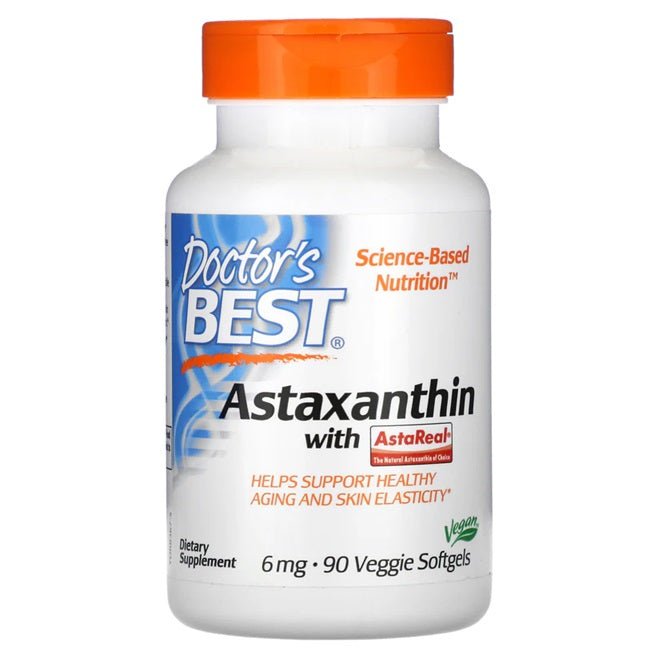 Astaxanthin with AstaReal, 6mg - 90 veggie softgels - VitaeSupps