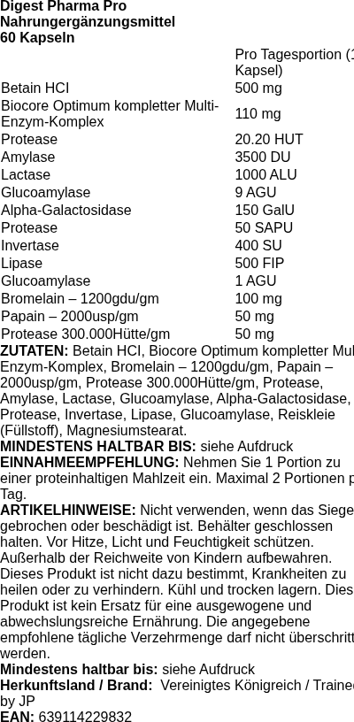 Produktetikett