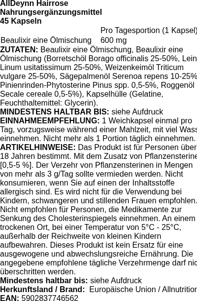 Produktetikett