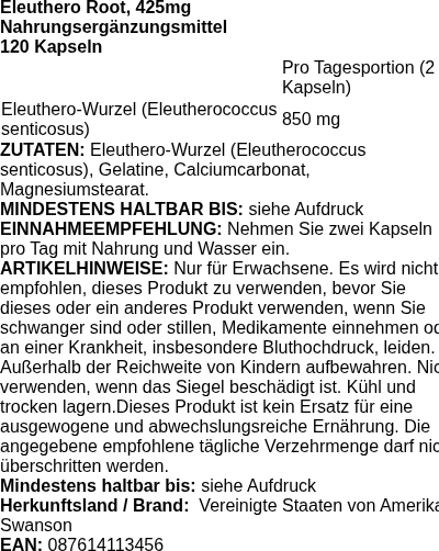 Produktetikett