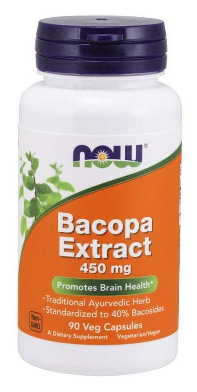 Bacopa Extract, 450mg - 90 vcaps - VitaeSupps