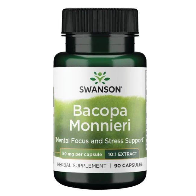 Bacopa Monnieri 10:1 Extract, 50mg - 90 caps - VitaeSupps