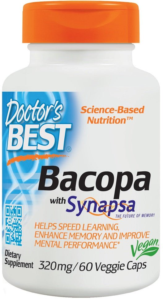 Bacopa with Synapsa, 320mg - 60 vcaps - VitaeSupps