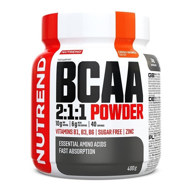BCAA 2:1:1 Powder, Fresh Orange - 400 grams - VitaeSupps