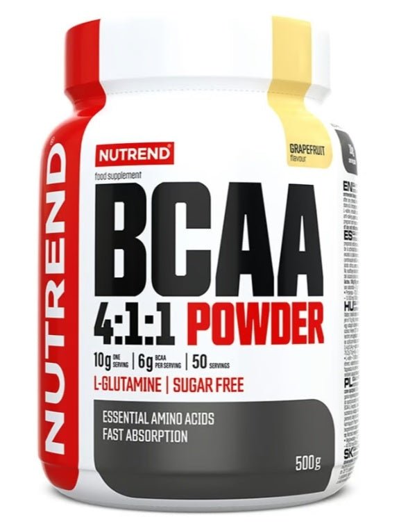 BCAA 4:1:1 Powder, Grapefruit - 500 grams - VitaeSupps