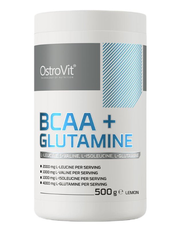 BCAA + Glutamine, Lemon - 500 grams - VitaeSupps