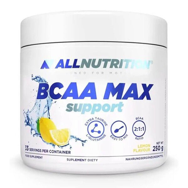 BCAA Max Support, Lemon - 250 grams - VitaeSupps