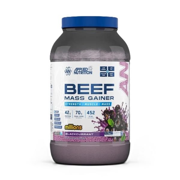 Beef Mass Gainer, Millions Blackcurrant - 3130 grams - VitaeSupps