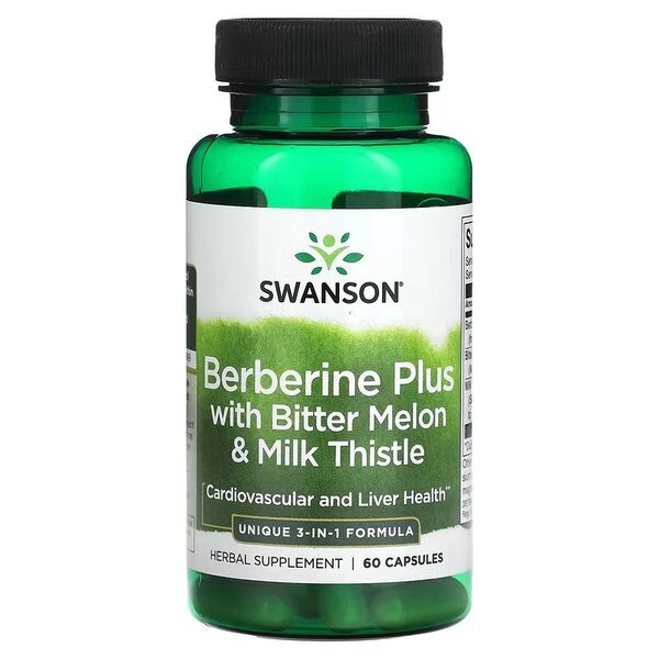 Berberine Plus with Bitter Melon & Milk Thistle - 60 caps - VitaeSupps