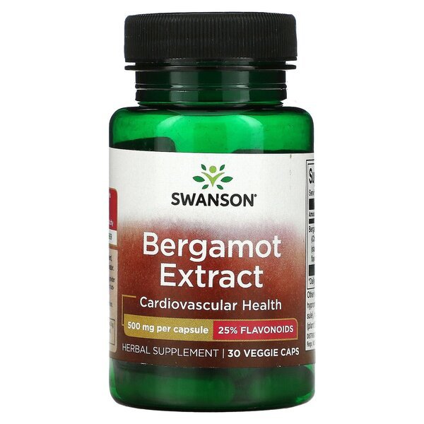 Bergamot Extract, 500mg - 30 vcaps - VitaeSupps