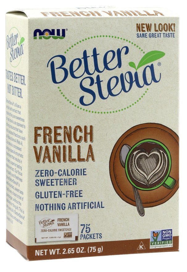 Better Stevia Packets, French Vanilla - 75 packets - VitaeSupps