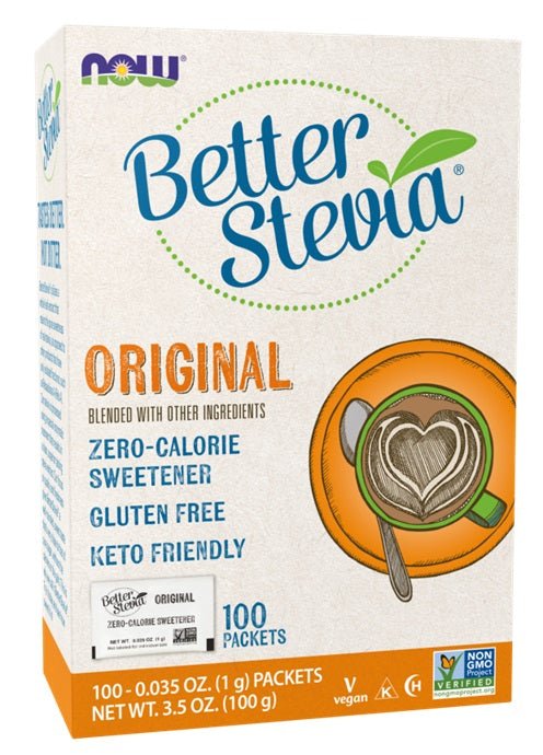 Better Stevia Packets, Original - 100 packets - VitaeSupps