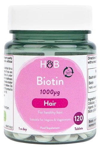 Biotin, 1000mcg - 120 tablets - VitaeSupps