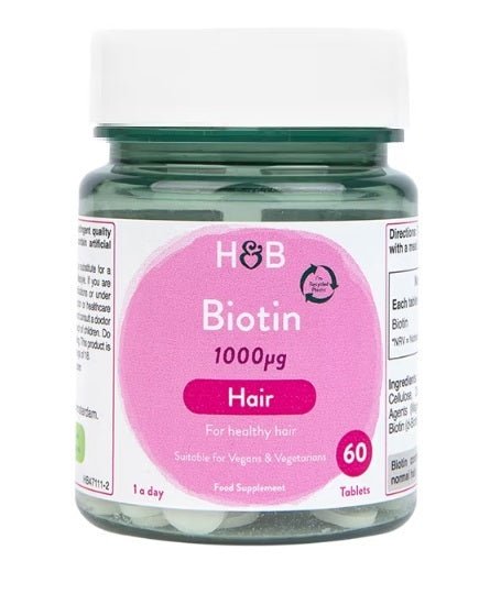 Biotin, 1000mcg - 60 tablets - VitaeSupps