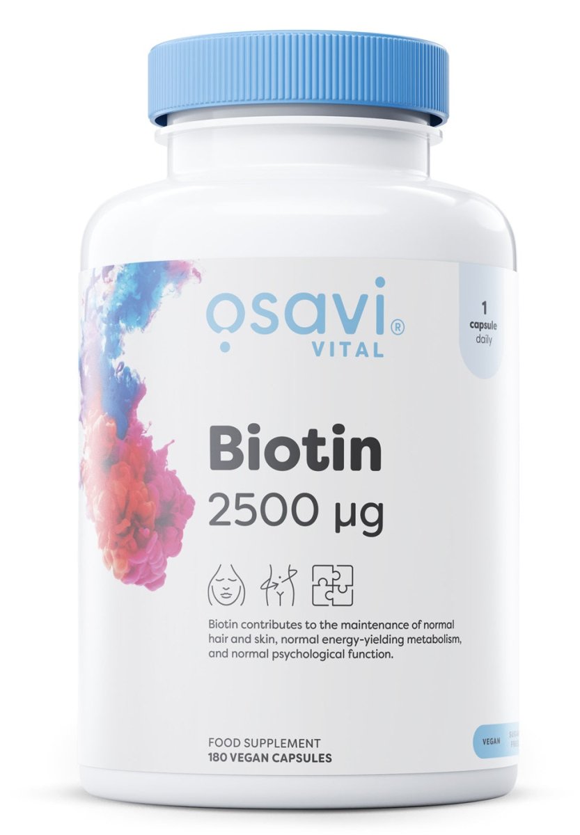 Biotin, 2500mcg - 180 vegan caps - VitaeSupps