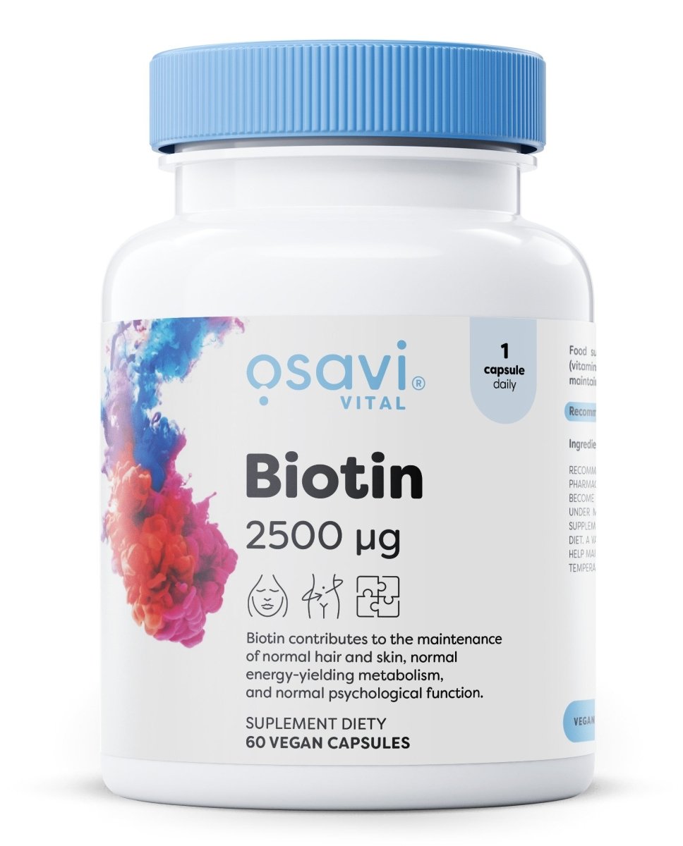 Biotin, 2500mcg - 60 vegan caps - VitaeSupps