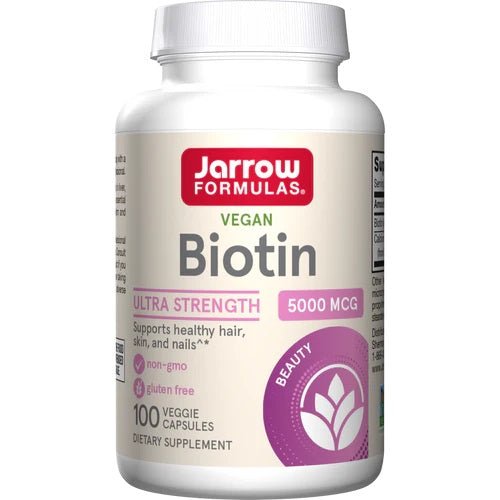 Biotin, 5000mcg - 100 vcaps - VitaeSupps