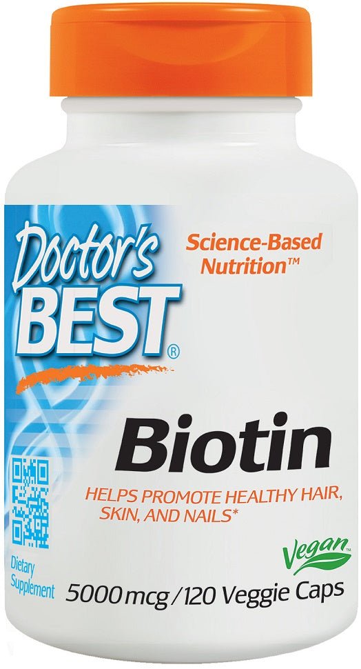 Biotin, 5000mcg - 120 vcaps - VitaeSupps