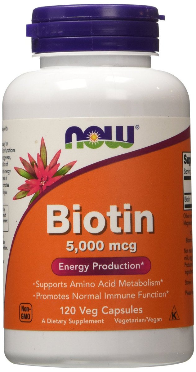 Biotin, 5000mcg - 120 vcaps - VitaeSupps