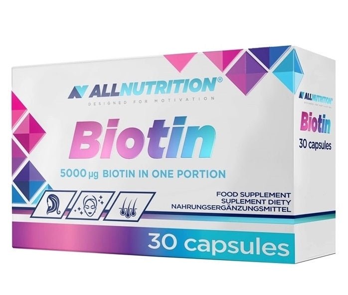 Biotin, 5000mcg - 30 caps - VitaeSupps